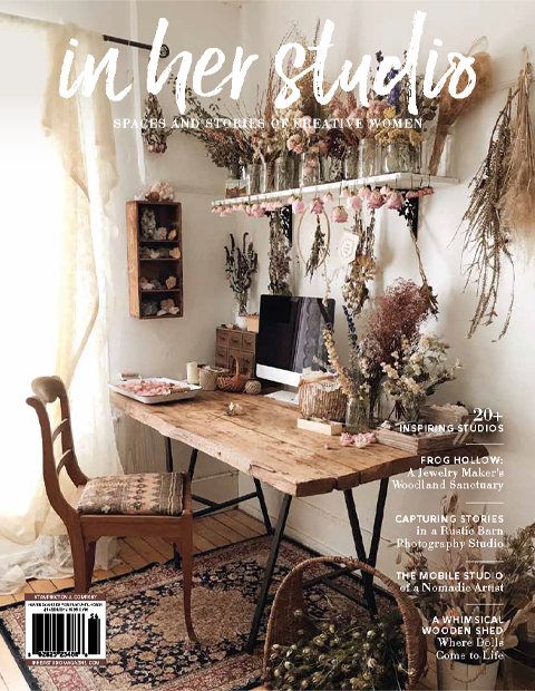 In Her Studio magazine cover